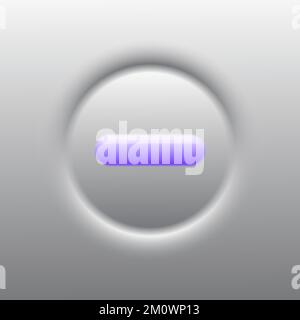 Start-Taste auf dem Internet Online-Technologie Kommunikationssymbol futuristischer Link Website Vektordarstellung Stock Vektor