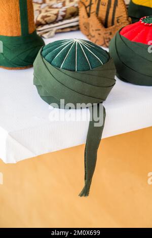 Osmanischer Mode-Turban für sufi-Derwisch-Mann Stockfoto