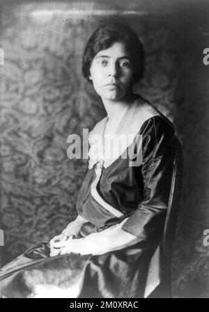 Alice Stokes Paul (1885 – 1977) American Quaker, Suffragistin, Feministin und Frauenrechtsaktivistin Stockfoto