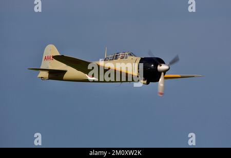 Kampfflugzeug Mitsubishi A6M Zero Stockfoto