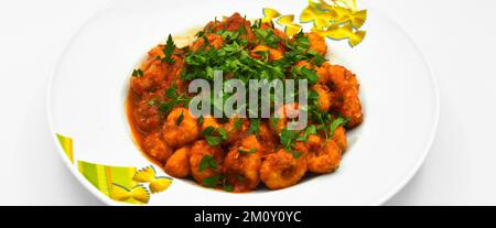 Fellah Fleischbällchen mit hausgemachter Petersilie aus traditionellen türkischen Gerichten mit einer schönen Präsentation Stockfoto