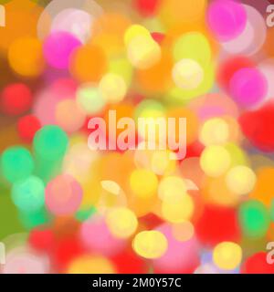Hintergrundtextur mit unscharfen Lichtverhältnissen zur Überlagerung von Bildern in Ihrem bevorzugten Bearbeitungsprogramm mit bestimmten Mischmodi. Bokkeh Farben Pink, Orange, gr Stockfoto