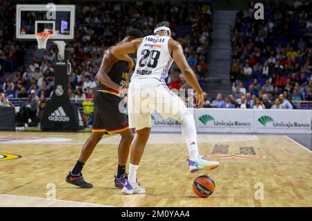 Madrid, Spanien. 08.. Dezember 2022. 8.. Dezember 2022; Wizink Center; Madrid; Spanien; Turkish Airlines Euroleague Basketball; Real Madrid vs AS Monaco; 900/Cordon Press Credit: CORDON PRESS/Alamy Live News Stockfoto