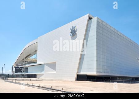 Arena Corinthians in Itaquera. Die Arena ist das neue Stadion des Sportclubs Corinthians Paulista Stockfoto