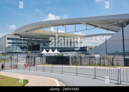 Arena Corinthians in Itaquera. Die Arena ist das neue Stadion des Sportclubs Corinthians Paulista Stockfoto