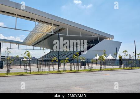 Arena Corinthians in Itaquera. Die Arena ist das neue Stadion des Sportclubs Corinthians Paulista Stockfoto