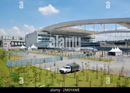 Arena Corinthians in Itaquera. Die Arena ist das neue Stadion des Sportclubs Corinthians Paulista Stockfoto