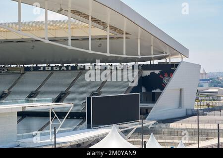 Arena Corinthians in Itaquera. Die Arena ist das neue Stadion des Sportclubs Corinthians Paulista Stockfoto