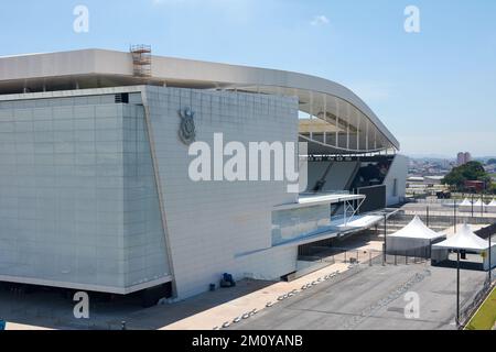 Arena Corinthians in Itaquera. Die Arena ist das neue Stadion des Sportclubs Corinthians Paulista Stockfoto