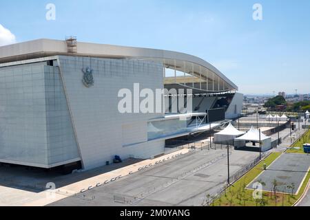 Arena Corinthians in Itaquera. Die Arena ist das neue Stadion des Sportclubs Corinthians Paulista Stockfoto