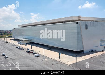 Arena Corinthians in Itaquera. Die Arena ist das neue Stadion des Sportclubs Corinthians Paulista Stockfoto