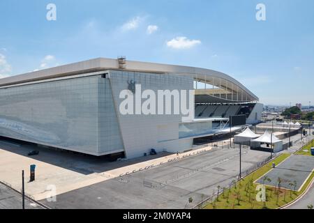 Arena Corinthians in Itaquera. Die Arena ist das neue Stadion des Sportclubs Corinthians Paulista Stockfoto