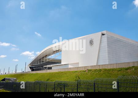 Arena Corinthians in Itaquera. Die Arena ist das neue Stadion des Sportclubs Corinthians Paulista Stockfoto