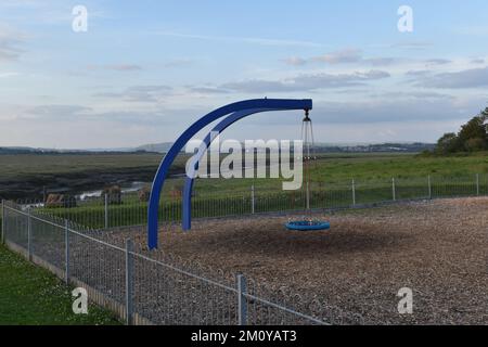 Spielplatz, Pen-clawdd, Swansea, Wales, Großbritannien Stockfoto