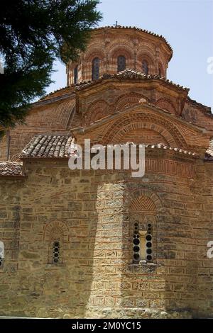 Meteory, Μετέωρα, Meteora, Grecja, Griechenland, Griechenland; Μεγάλο Μετέωρο; Kloster des Großen Meteorons; Wielki Meteor klasztor Przemienia Pańskiego Stockfoto