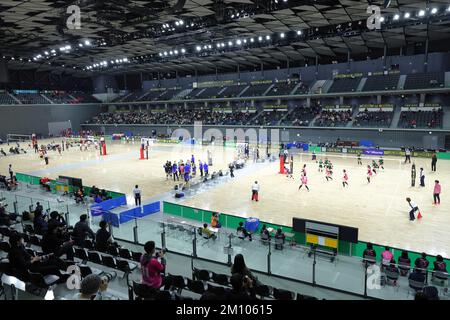 Musashino Forest Sport Plaza, Tokio, Japan. 9.. Dezember 2022. Allgemeine Ansicht, 9. DEZEMBER 2022 - Volleyball : 2022 Alle Japan Männer & Frauen Volleyball Championships (Emperor's Cup & Empress's Cup) auf Musashino Forest Sport Plaza, Tokio, Japan. Kredit: Naoki Nishimura/AFLO SPORT/Alamy Live News Stockfoto