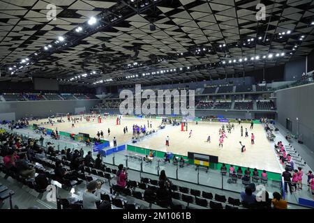 Musashino Forest Sport Plaza, Tokio, Japan. 9.. Dezember 2022. Allgemeine Ansicht, 9. DEZEMBER 2022 - Volleyball : 2022 Alle Japan Männer & Frauen Volleyball Championships (Emperor's Cup & Empress's Cup) auf Musashino Forest Sport Plaza, Tokio, Japan. Kredit: Naoki Nishimura/AFLO SPORT/Alamy Live News Stockfoto