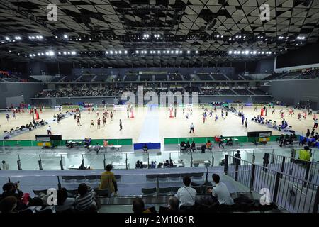 Musashino Forest Sport Plaza, Tokio, Japan. 9.. Dezember 2022. Allgemeine Ansicht, 9. DEZEMBER 2022 - Volleyball : 2022 Alle Japan Männer & Frauen Volleyball Championships (Emperor's Cup & Empress's Cup) auf Musashino Forest Sport Plaza, Tokio, Japan. Kredit: Naoki Nishimura/AFLO SPORT/Alamy Live News Stockfoto