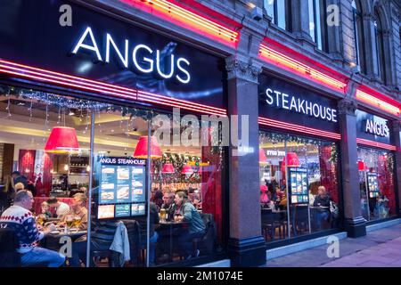 Angus Steakhouse, Coventry Street, London, W1D, England, UK Stockfoto