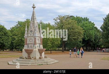 The Readymoney Drinking Fountain, Parsee, Regents Park London, England, Großbritannien, NW1 Stockfoto