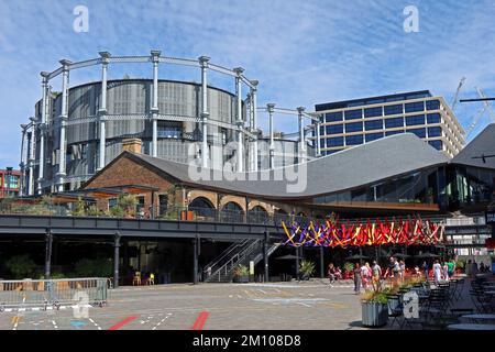 Coaldrop Yard, Kings Cross Entwicklung, Einzelhandel, Unterhaltung, Geschäfte, Stores , London, England, UK, N1C 4DH Stockfoto