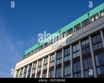 Derngate Lofts, eine Entwicklung von high end Apartments aus der Umwandlung der ehemaligen Verkünder und Postämter, Northampton, Großbritannien Stockfoto