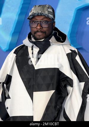 06. Dezember 2022 - London, England, Großbritannien - will.i.am auf der Avatar: The Water World Premiere, Odeon Luxe West End Stockfoto