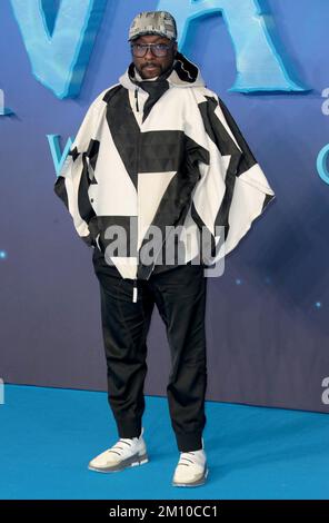 06. Dezember 2022 - London, England, Großbritannien - will.i.am auf der Avatar: The Water World Premiere, Odeon Luxe West End Stockfoto