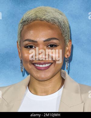 London, Großbritannien. 08.. Dezember 2022. Chanel Williams besucht die Premiere der neuen Amazon Prime Video-Serie „The Rig“ im Regent Street Cinema in London. Kredit: SOPA Images Limited/Alamy Live News Stockfoto