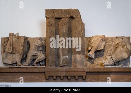 Archäologisches Museum Antonio Salinas. Palermo. Sizilien. Stockfoto