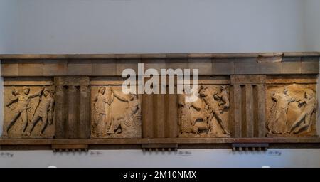 Archäologisches Museum Antonio Salinas. Palermo. Sizilien. Stockfoto