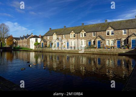 Brecon Basin, Monmouthshire and Brecon Canal, Brecon, Powys, Wales. Stockfoto