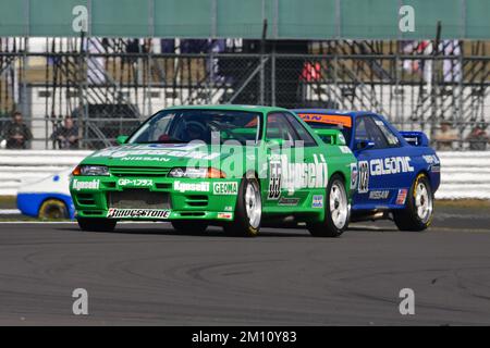 Andy Middlehurst, Nissan Skyline, ein beeindruckendes Raster für die Tony Dron Memorial Trophy für MRL Historic Touring Cars, ein 45-minütiges Rennen auf der vollen Gra Stockfoto