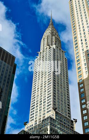 New York. Manhattan. Vereinigte Staaten. Das Chrysler-Gebäude Stockfoto