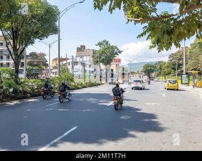 Südamerika, Kolumbien, Departamento de Antioquia, Medellín, Straßenszene in Medellín Stockfoto
