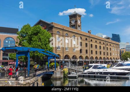 St. Katharine Docks Marina, Tower Hamlets, London, England Stockfoto