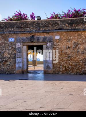 Fortaleza Santa Caterina, Praia da Rocha, Portimao, Algarve, Portugal, Europa Stockfoto