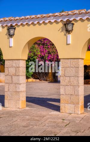 Fortaleza Santa Caterina, Praia da Rocha, Portimao, Algarve, Portugal, Europa Stockfoto