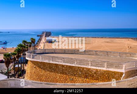 Fortaleza Santa Caterina, Praia da Rocha, Portimao, Algarve, Portugal, Europa Stockfoto