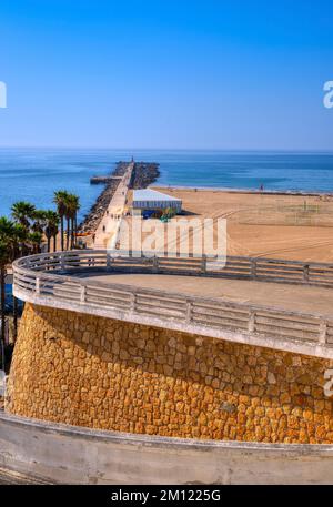 Fortaleza Santa Caterina, Praia da Rocha, Portimao, Algarve, Portugal, Europa Stockfoto