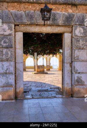 Fortaleza Santa Caterina, Praia da Rocha, Portimao, Algarve, Portugal, Europa Stockfoto