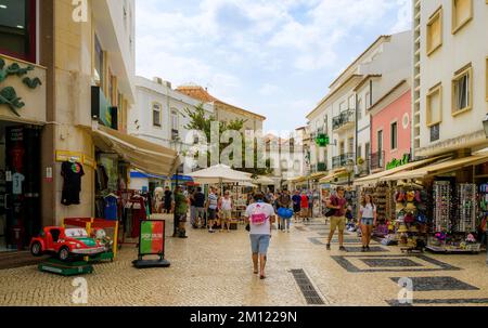 Portugal, Algarve, Lagos, Altstadt Stockfoto