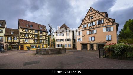 Historisches Zentrum von Colmar, Frankreich Stockfoto