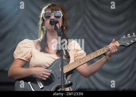 Austin City Limits – Angel Olsen in Konzert Stockfoto