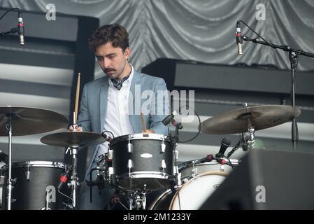 Austin City Limits – Angel Olsen in Konzert Stockfoto