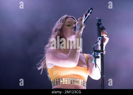 Austin City Limits - Tove Lo in Konzert Stockfoto