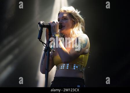 Austin City Limits - Tove Lo in Konzert Stockfoto