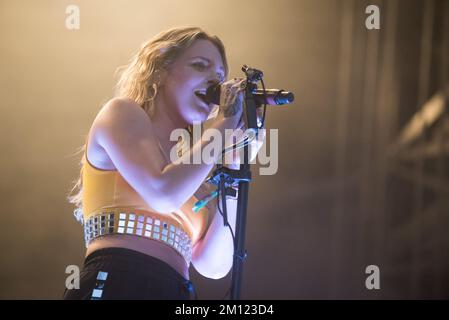 Austin City Limits - Tove Lo in Konzert Stockfoto