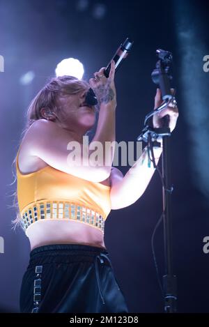 Austin City Limits - Tove Lo in Konzert Stockfoto