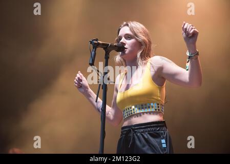 Austin City Limits - Tove Lo in Konzert Stockfoto